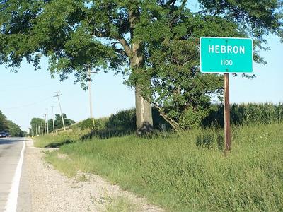 green city sign on a country road